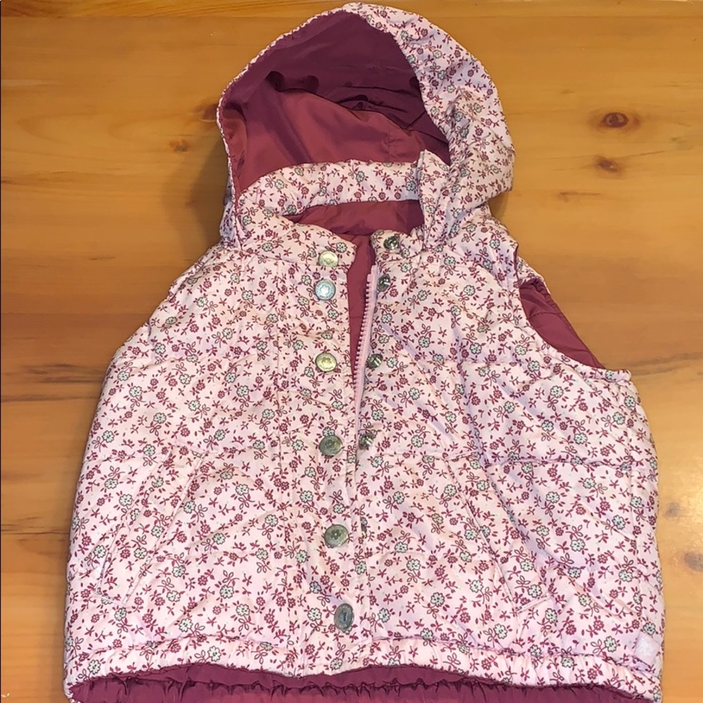 👶🏼 GAP Reversible Vest with Tuck-Away Hood